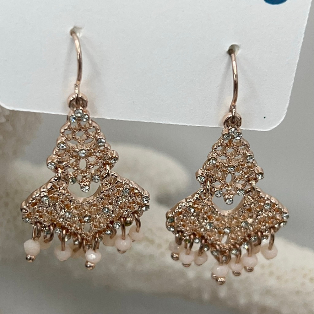 Baubles Gold Filigree DangleEarrings